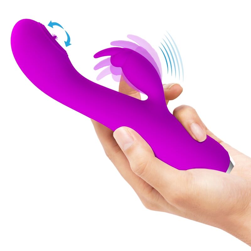 Pretty Loverachel Rechargeable Vibrator With Stimulating Waves Purple | Niks.fi verkkokauppa