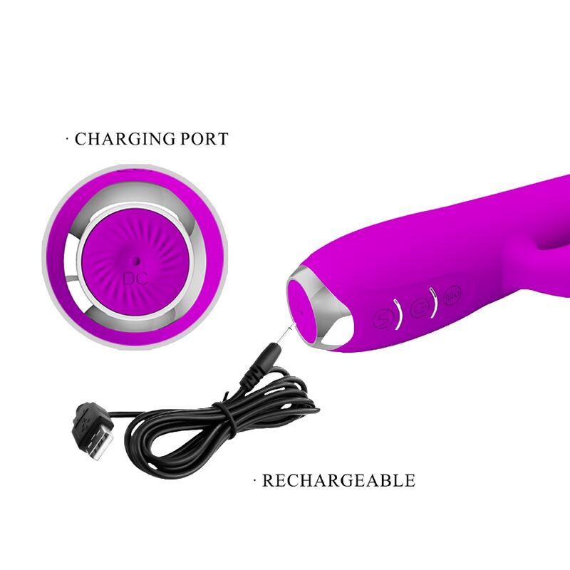 Pretty Loveregina Vibratorrechargeable Stimulating Waves Purple | Niks.fi verkkokauppa