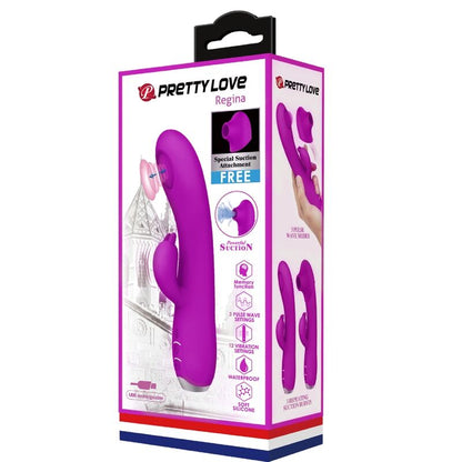 Pretty Loveregina Vibratorrechargeable Stimulating Waves Purple | Niks.fi verkkokauppa