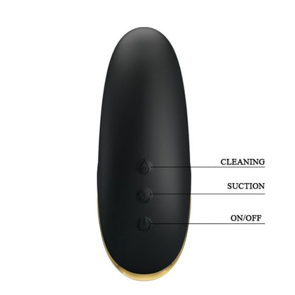 Pretty Love Black Rechargeable Luxury Suction Massager | Niks.fi verkkokauppa