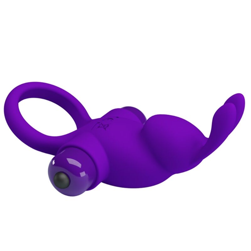 Pretty Love Vibrator Ring I Rabbit For Purple Penis | Niks.fi verkkokauppa