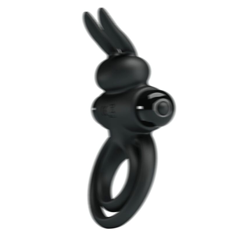 Pretty Love Vibrator Iii Rabbit Ring For Black Penis | Niks.fi verkkokauppa
