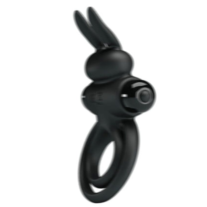 Pretty Love Vibrator Iii Rabbit Ring For Black Penis | Niks.fi verkkokauppa