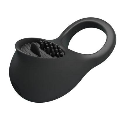 Pretty Love Vibrating Penis Ring With Black Tongue | Niks.fi verkkokauppa