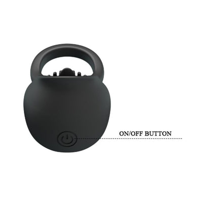 Pretty Love Vibrating Penis Ring With Black Tongue | Niks.fi verkkokauppa