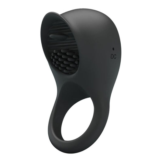 Pretty Love Vibrating Penis Ring With Black Tongue | Niks.fi verkkokauppa