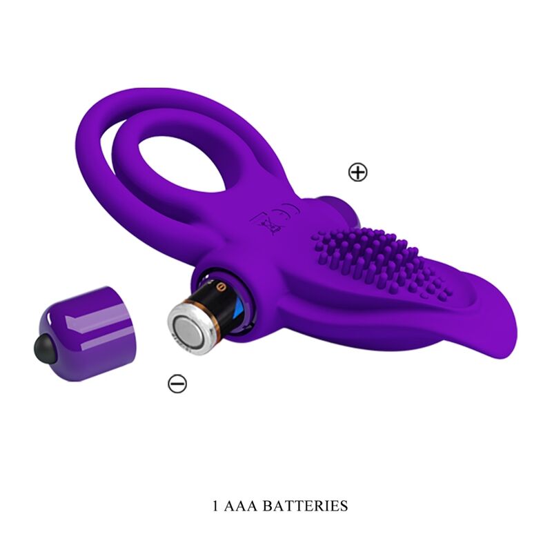Pretty Love Purple Vibrating Penis Ring | Niks.fi verkkokauppa