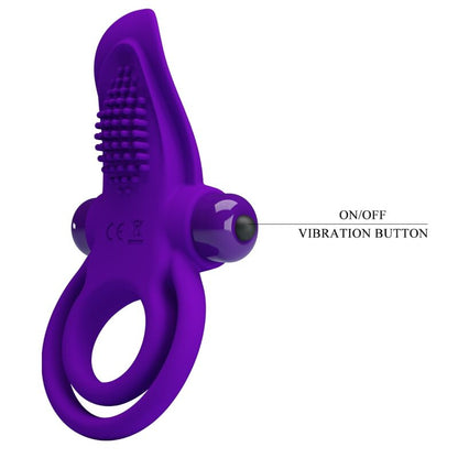 Pretty Love Purple Vibrating Penis Ring | Niks.fi verkkokauppa