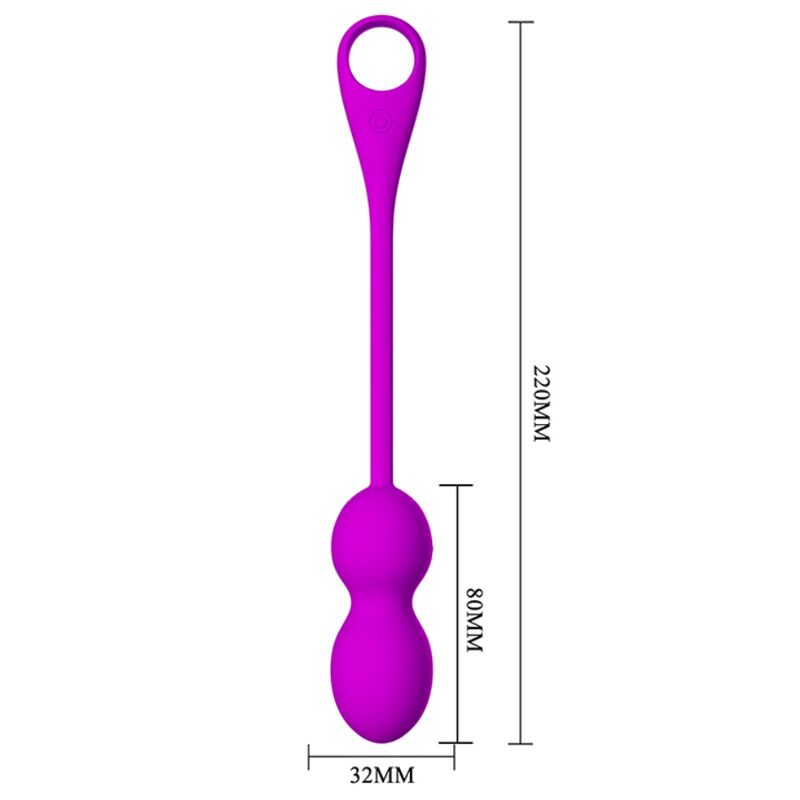 Pretty Love Elvira Rechargeable Vibrating Balls Purple | Niks.fi verkkokauppa