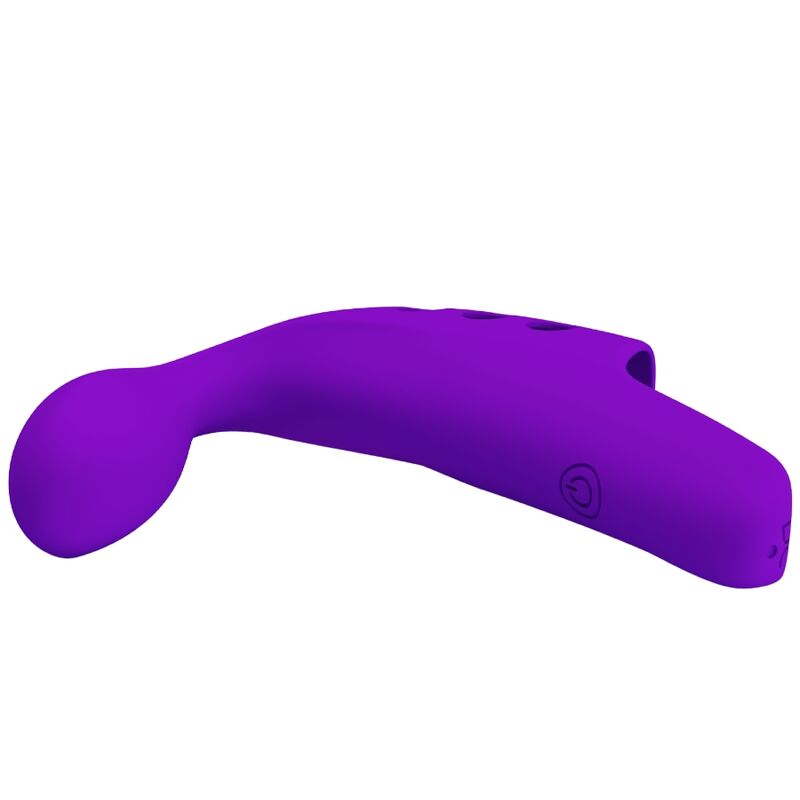 Pretty Love Gorgon Purple Rechargeable Finger Vibrator | Niks.fi verkkokauppa