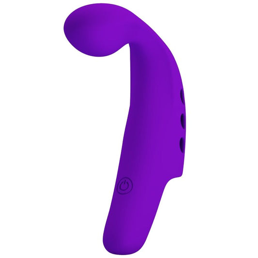 Pretty Love Gorgon Purple Rechargeable Finger Vibrator | Niks.fi verkkokauppa