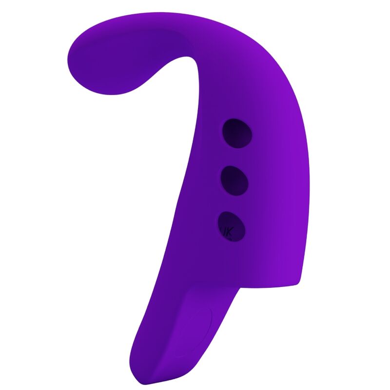 Pretty Love Gorgon Purple Rechargeable Finger Vibrator | Niks.fi verkkokauppa