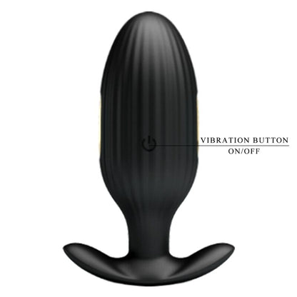 Pretty Love Jefferson App Controlled Anal Plug Black | Niks.fi verkkokauppa