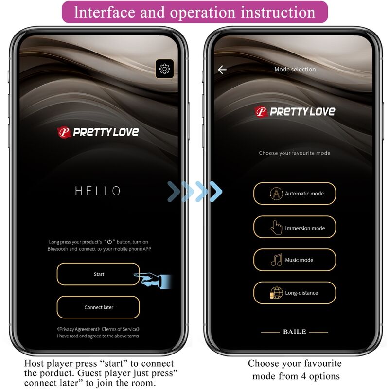 Pretty Love Jefferson App Controlled Anal Plug Black | Niks.fi verkkokauppa