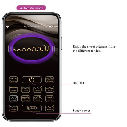 Pretty Love Nymph Vibrating Egg App Controlled Purple | Niks.fi verkkokauppa