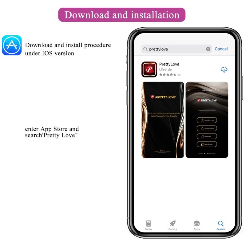 Pretty Love Nymph Vibrating Egg App Controlled Purple | Niks.fi verkkokauppa
