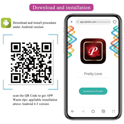 Pretty Love Nymph Vibrating Egg App Controlled Purple | Niks.fi verkkokauppa