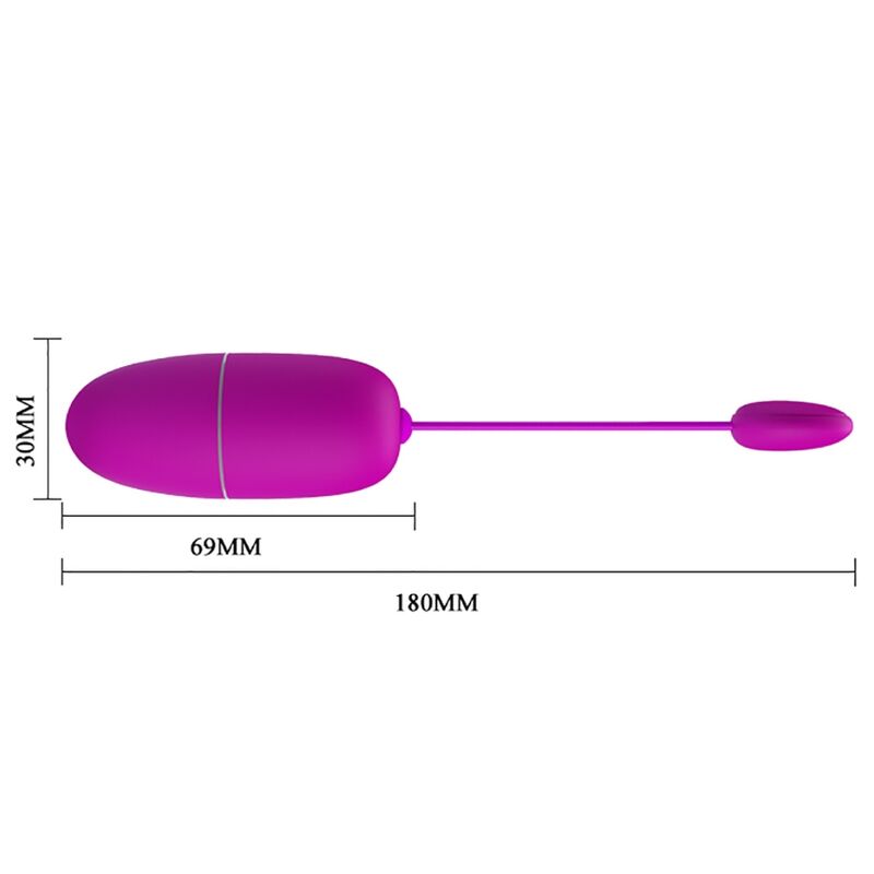 Pretty Love Nymph Vibrating Egg App Controlled Purple | Niks.fi verkkokauppa