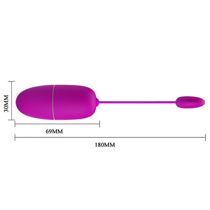 Pretty Love Nymph Vibrating Egg App Controlled Purple | Niks.fi verkkokauppa