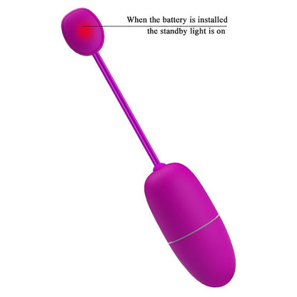 Pretty Love Nymph Vibrating Egg App Controlled Purple | Niks.fi verkkokauppa