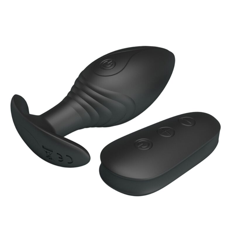Pretty Love Regina Anal Plug Rechargeable Vibrator Black | Niks.fi verkkokauppa