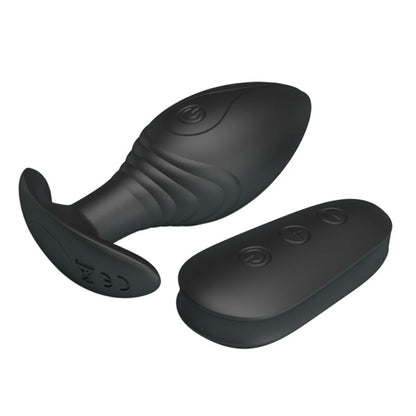 Pretty Love Regina Anal Plug Rechargeable Vibrator Black | Niks.fi verkkokauppa