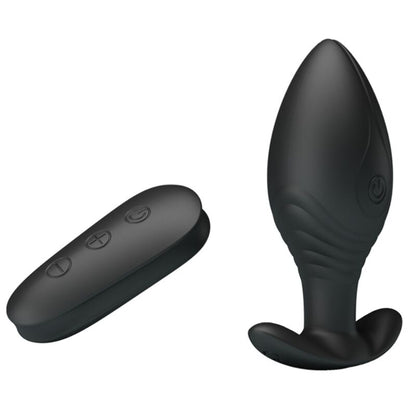 Pretty Love Regina Anal Plug Rechargeable Vibrator Black | Niks.fi verkkokauppa