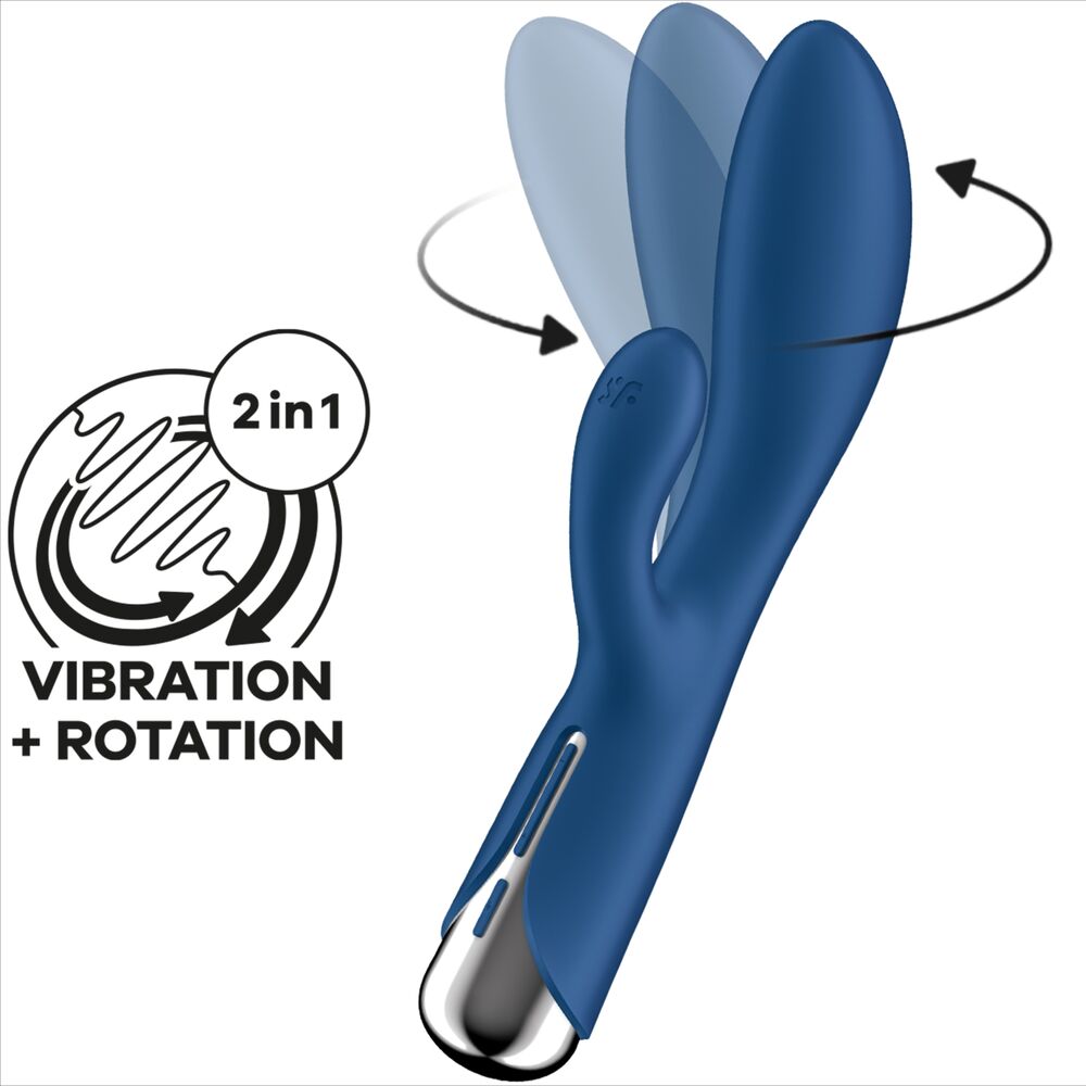 Spinning Rabbit 1 Klitoris Ja G-Piste Stimulaatio Sininen | Niks.fi verkkokauppa