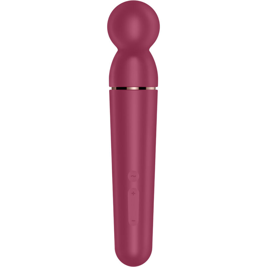 Satisfyer Planet Wand-Er Vibrator Massager Berry | Niks.fi verkkokauppa