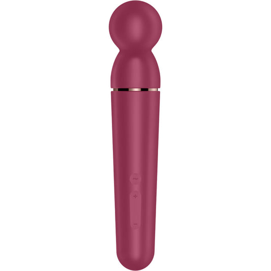 Satisfyer Planet Wand-Er Vibrator Massager Berry | Niks.fi verkkokauppa