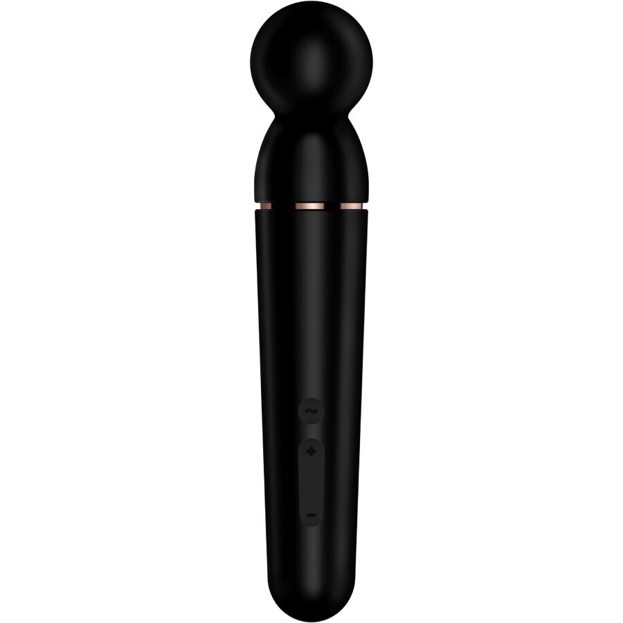 Satisfyer Planet Wand-Er Vibrator Massager Black | Niks.fi verkkokauppa