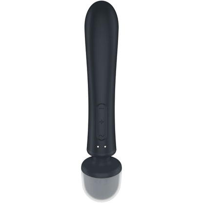 Satisfyer Triple Lover Rabbit Vibrator Massager Grey | Niks.fi verkkokauppa