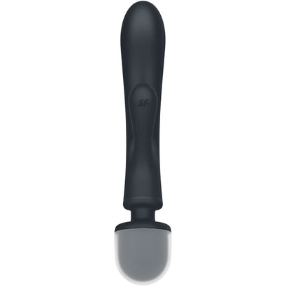Satisfyer Triple Lover Rabbit Vibrator Massager Grey | Niks.fi verkkokauppa