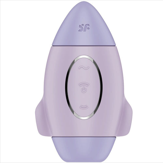 Satisfyer Mission Control Lilac Small Double Impulse Vibrator | Niks.fi verkkokauppa