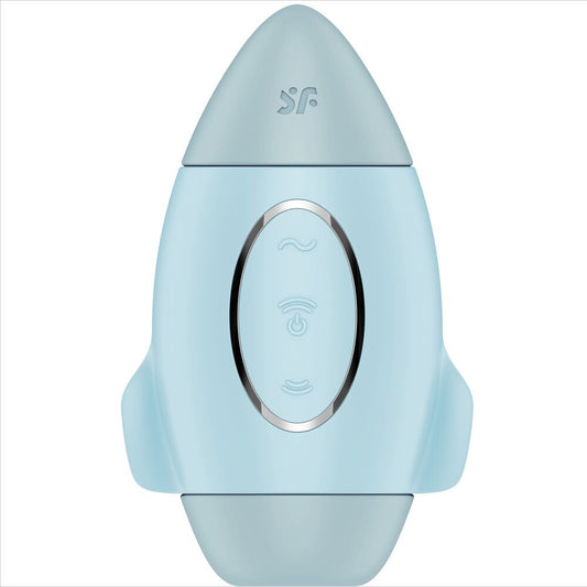 Satisfyer Mission Control Blue Small Double Impulse Vibrator | Niks.fi verkkokauppa