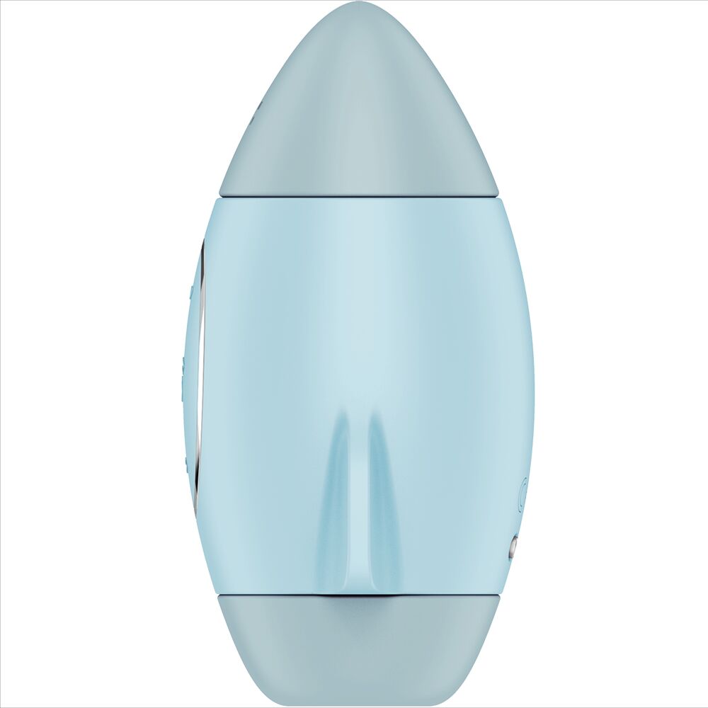 Satisfyer Mission Control Blue Small Double Impulse Vibrator | Niks.fi verkkokauppa