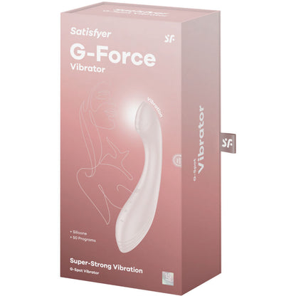 Satisfyer G-Force Vibrator G-Spot Stimulator Beige | Niks.fi verkkokauppa