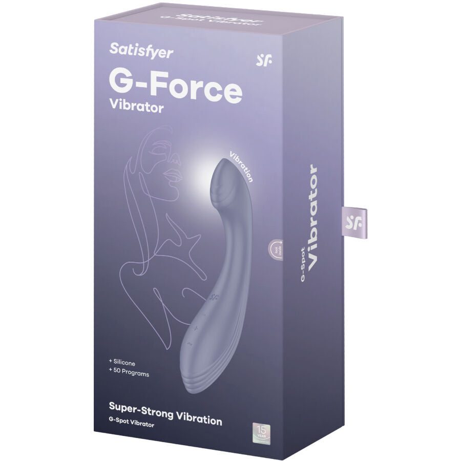 Satisfyer G-Force Vibrator G-Spot Stimulator Violet | Niks.fi verkkokauppa