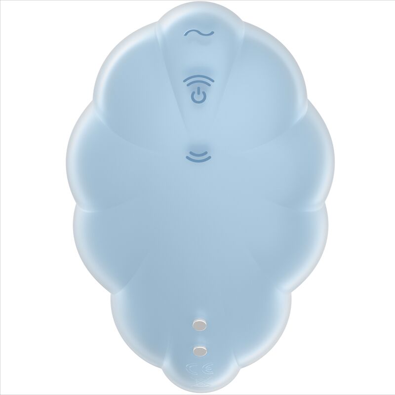 Satisfyer Cloud Dancer Blue Air Pulse Vibrator | Niks.fi verkkokauppa