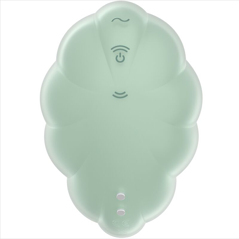 Satisfyer Cloud Dancer Green Air Pulse Vibrator | Niks.fi verkkokauppa