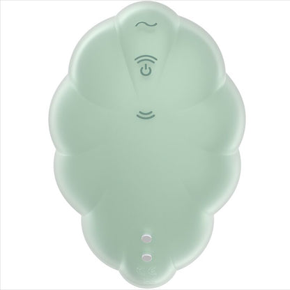 Satisfyer Cloud Dancer Green Air Pulse Vibrator | Niks.fi verkkokauppa