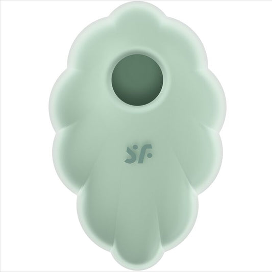 Satisfyer Cloud Dancer Green Air Pulse Vibrator | Niks.fi verkkokauppa