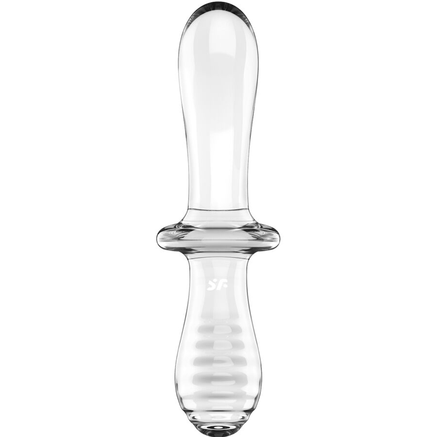 Satisfyer Double Crystal Dildo Transparent | Niks.fi verkkokauppa