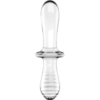 Satisfyer Double Crystal Dildo Transparent | Niks.fi verkkokauppa