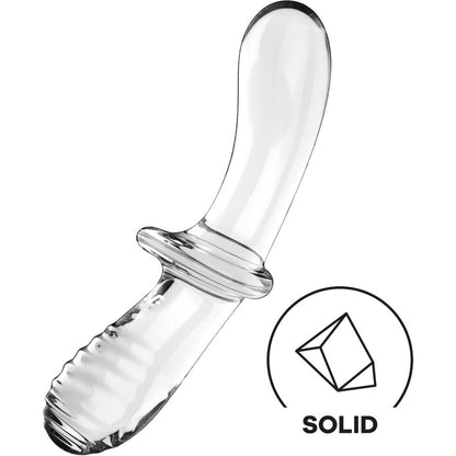 Satisfyer Double Crystal Dildo Transparent | Niks.fi verkkokauppa