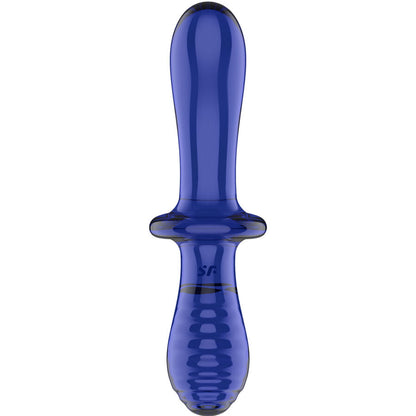 Satisfyer Double Crystal Dildo Blue | Niks.fi verkkokauppa
