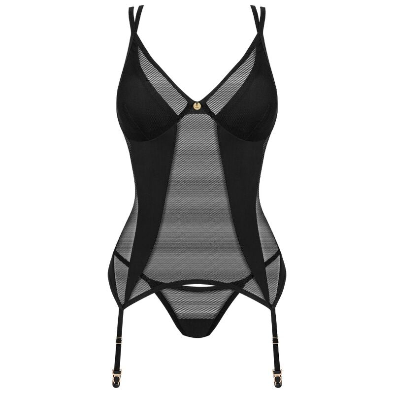 Obsessive Nesari Corset & Thong Xs/S | Niks.fi verkkokauppa