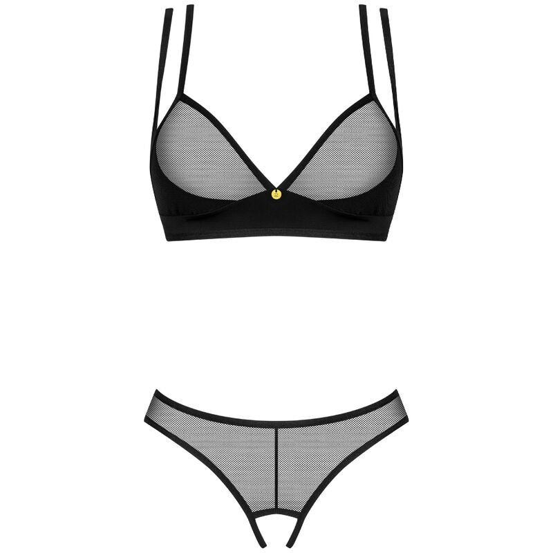 Obsessive Nesari Set Two Pieces Crotchless Xs/S | Niks.fi verkkokauppa