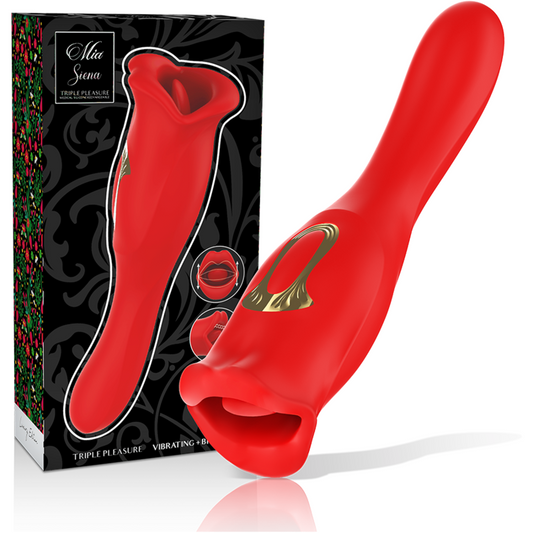Mia Siena Triple Pleasure Vibrating + Biting | Niks.fi verkkokauppa