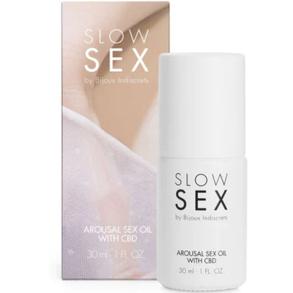 Bijoux Slow Sex Sexual Massage Oil With Cbd 30 Ml | Niks.fi verkkokauppa